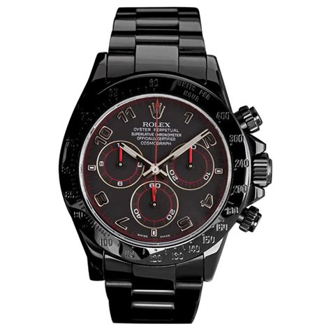 rolex daytona black & red|black rolex daytona for sale.